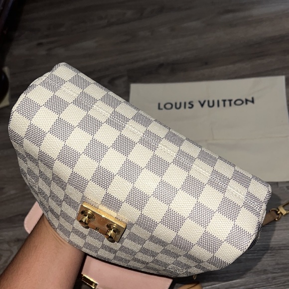 Authentic Louis Vuitton croisette in azur/pink interior - Picture 17 of 17